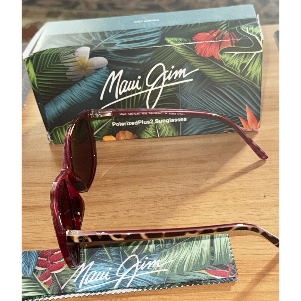 MAUI JIM OCEAN ITALY MJ-723-12B MULTICOLOR GRADIENT ROSE POLARIZED SUNGLASSES